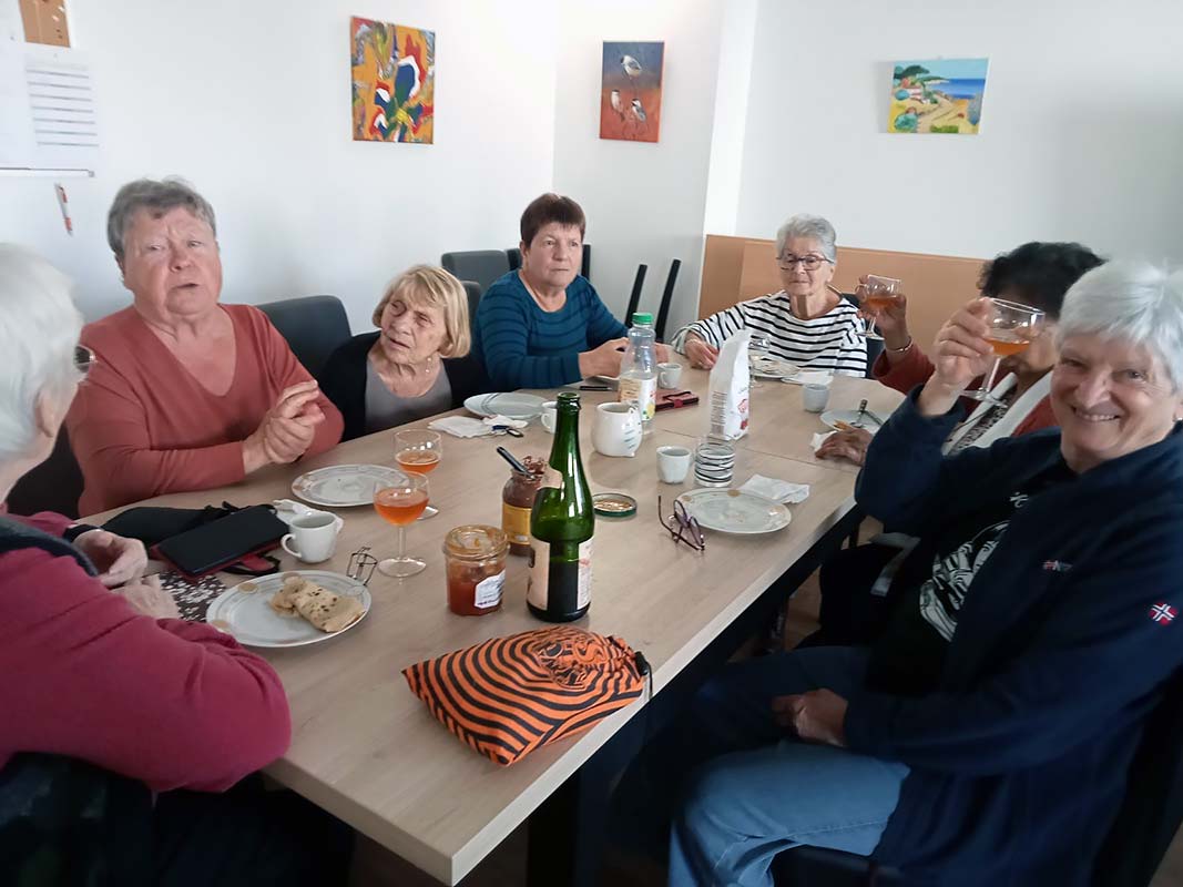 Goûter d'anniversaire au béguinage d'Agen